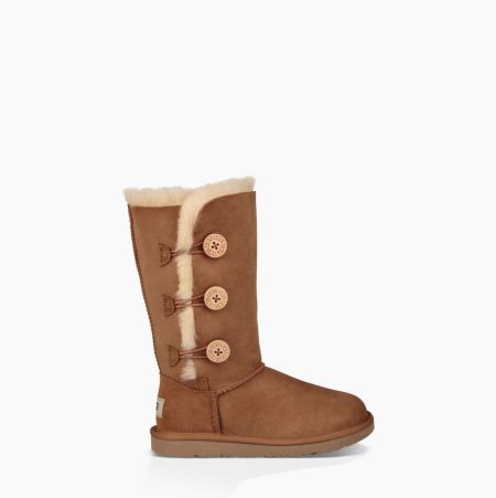 UGG Bailey Button II Triplet - Boots Barn - Brune (NO-W284)